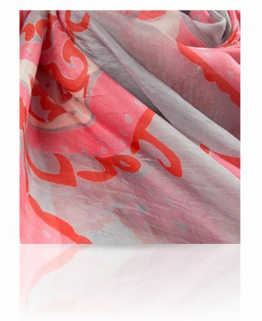 Палантин Женский S-PAISLEY/GREY.RED